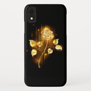 Golden rose ( gold rose ) iPhone XR case
