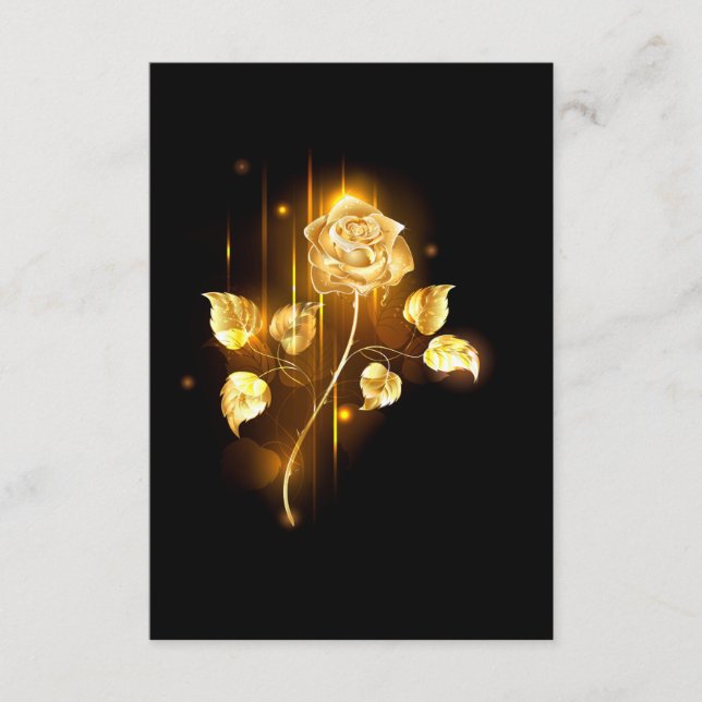 Golden rose ( gold rose ) enclosure card (Front)