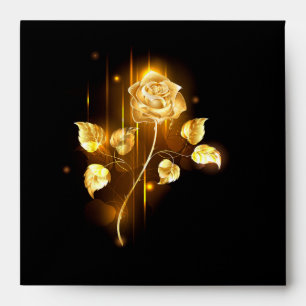Golden rose ( gold rose ) envelope
