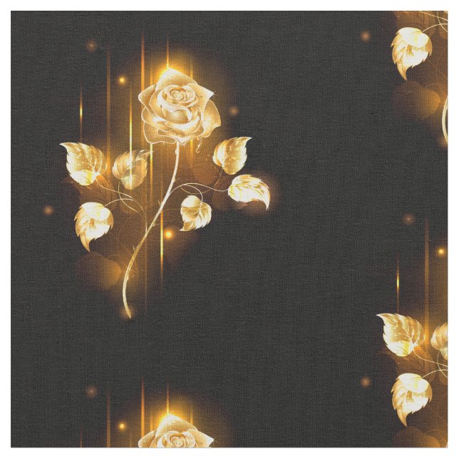 Golden rose ( gold rose ) fabric (Close Up)