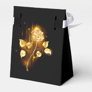 Golden rose ( gold rose ) favor box