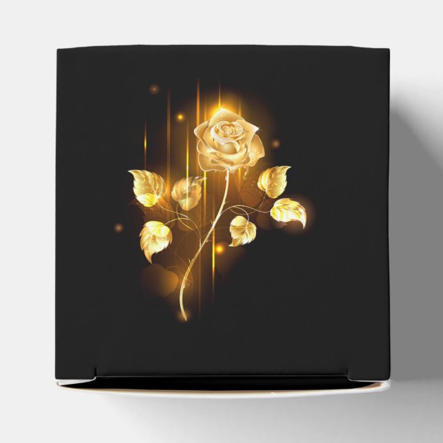 Golden rose ( gold rose ) favor box (Top)