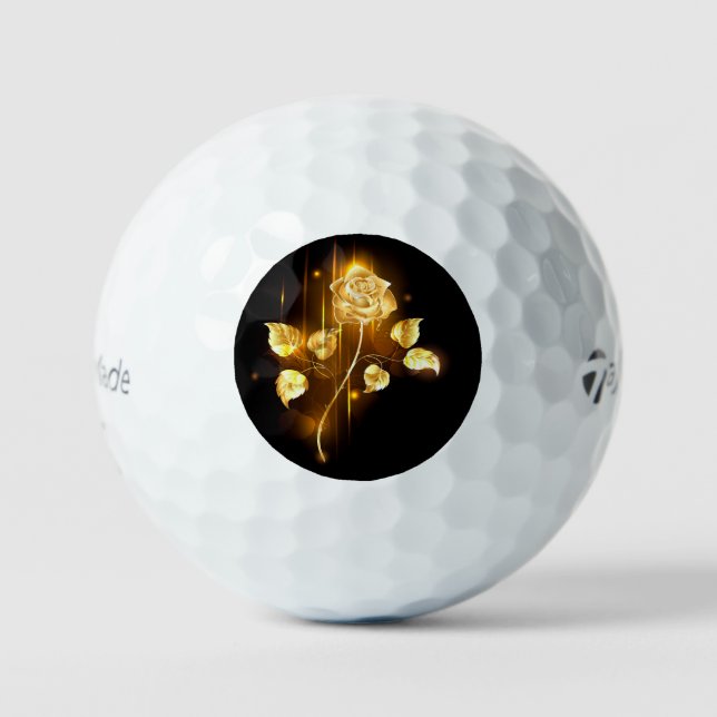 Golden rose ( gold rose ) golf balls (Front)