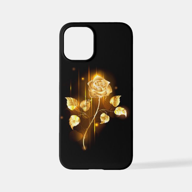Golden rose ( gold rose ) iPhone case (Back)