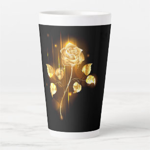 Golden rose ( gold rose ) latte mug