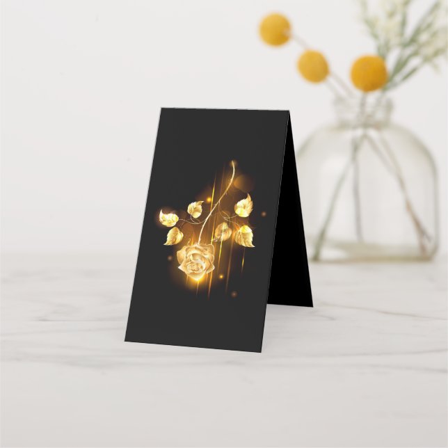 Golden rose ( gold rose ) loyalty card (Back)