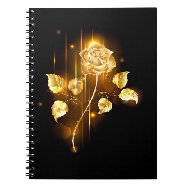 Golden rose ( gold rose ) notebook (Front)