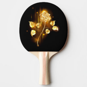 Golden rose ( gold rose ) ping pong paddle