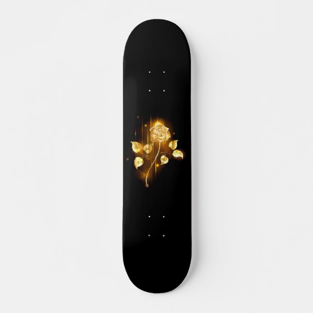 Golden rose ( gold rose ) skateboard (Front)