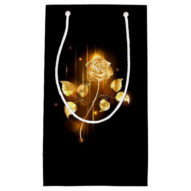 Golden rose ( gold rose ) small gift bag (Front)