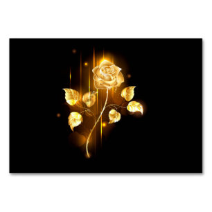 Golden rose ( gold rose ) table number
