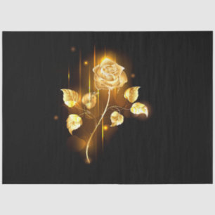 Golden rose ( gold rose ) tissue paper