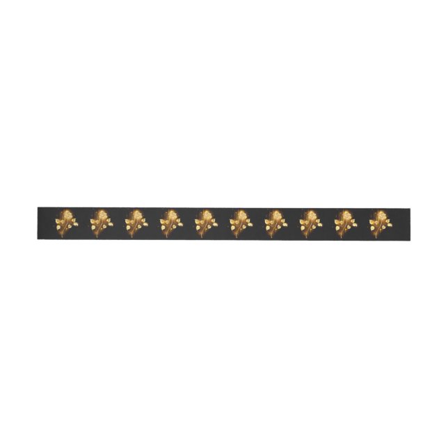 Golden rose ( gold rose ) wrap around label (Individual)