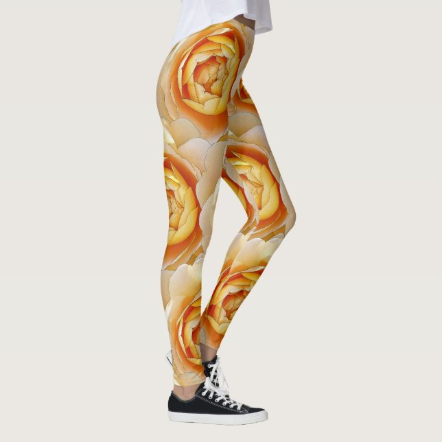 Golden rose leggings (Right)