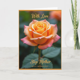 Golden Rose Mothers Day Image Card