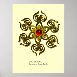GOLDEN ROSE RUBY POSTER
