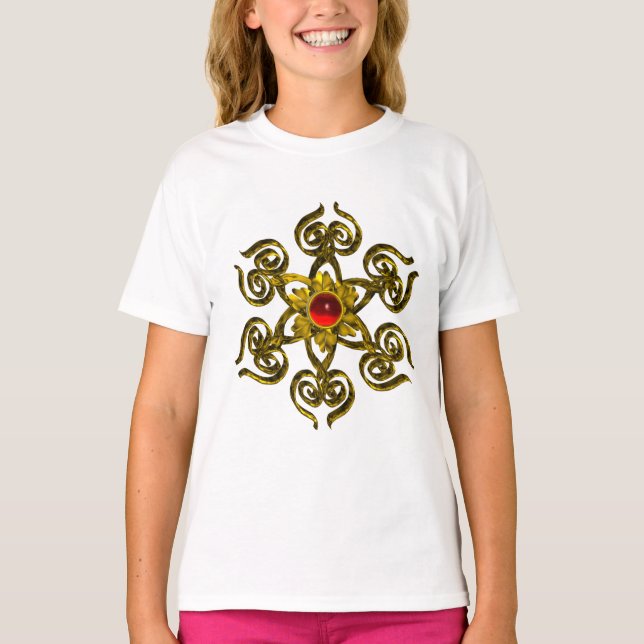 GOLDEN ROSE RUBY T-Shirt (Front)