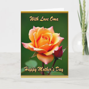 Golden Rose Sweetest Mom Card
