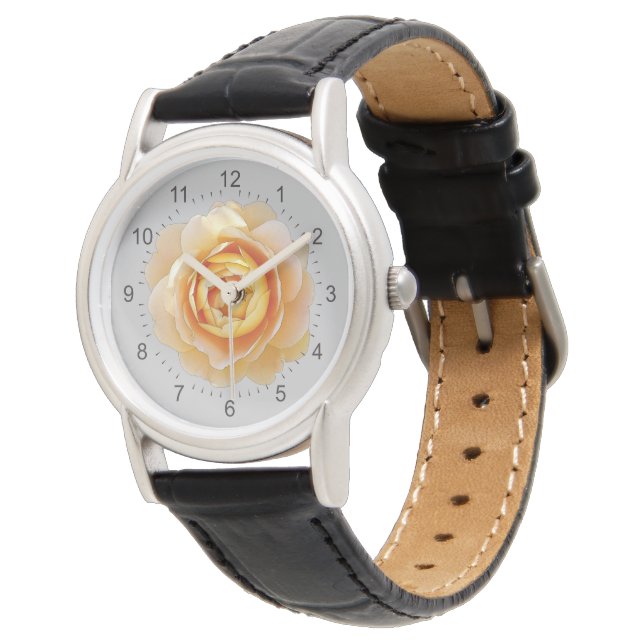 Golden rose watch (Angled)