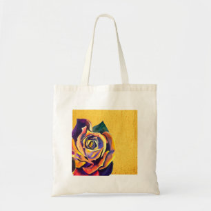 Golden Rose watercolor Tote Bag