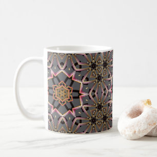 Golden Rosette Coffee Mug