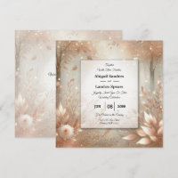 Golden Rosewood Enchanted Forest Wedding