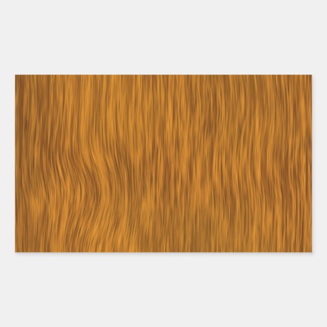 Golden Rough Wood Texture Background Sticker (Front)