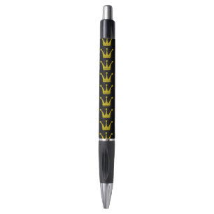 Golden Royal Crowns Border + your backgr. & ideas Pen