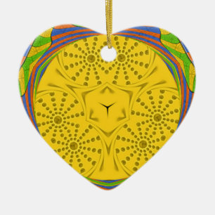 Golden Royal Egyptian. Unique Colours Ceramic Ornament