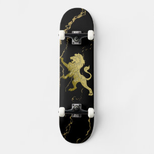 Golden Royal Lion Skateboard