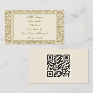 Golden Royal Scrolls Business Card