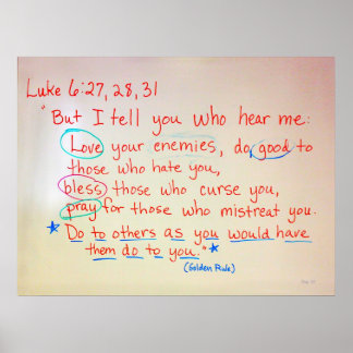 Golden Rule Poster