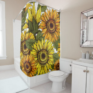 Golden Rustic Country Sunflower Garden