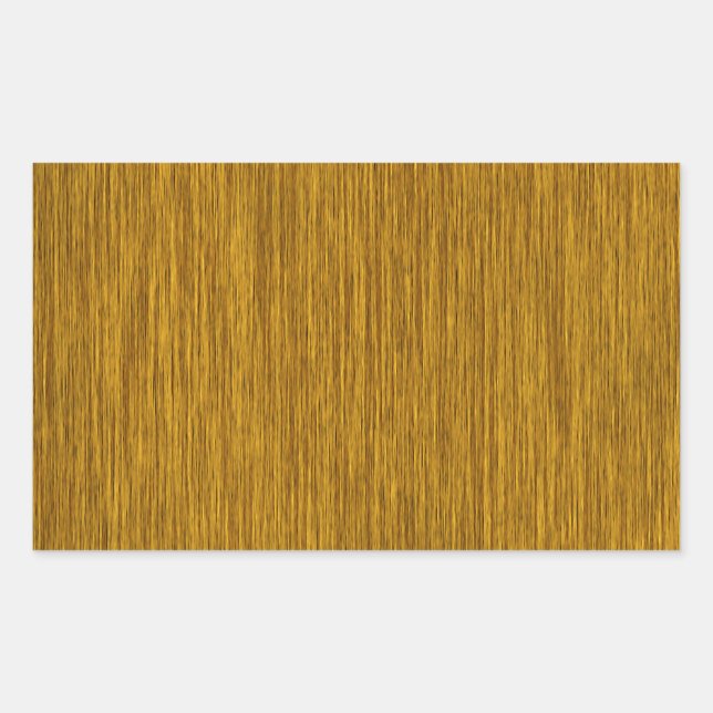 Golden Rustic Grainy Wood Background Sticker (Front)