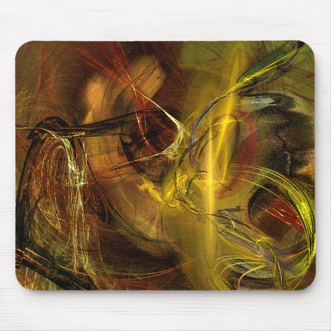 Golden Sabre Mouse Pad (Front)