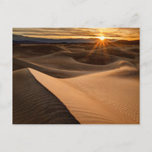 Golden Sand dunes, Death Valley, CA Postcard