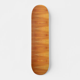 Golden sands yellow beach abstract art skateboard