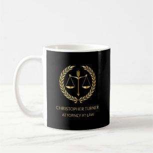 Golden Scale of Justice Coffee Mug