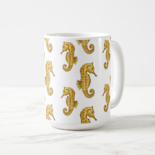 GOLDEN SEAHORSES MUG