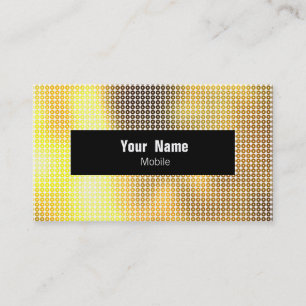 Golden Sequin Business Card