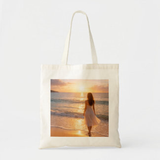Golden Serenity Tote Bag