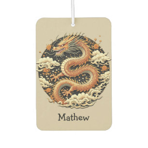 Golden Serpent Air Freshener