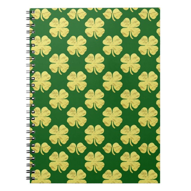 Golden Shamrocks Notebook (Front)