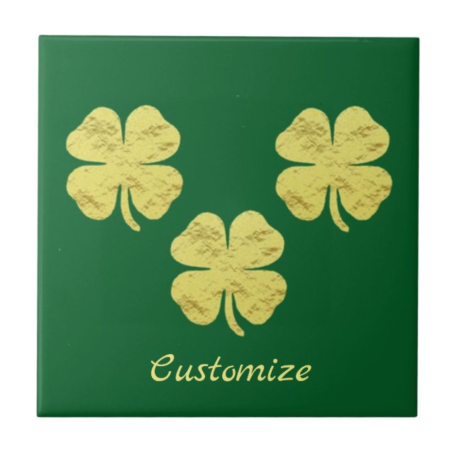 Golden Shamrocks Thunder_Cove Tile (Front)