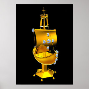 golden ship poster