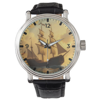 Golden Ship Watch