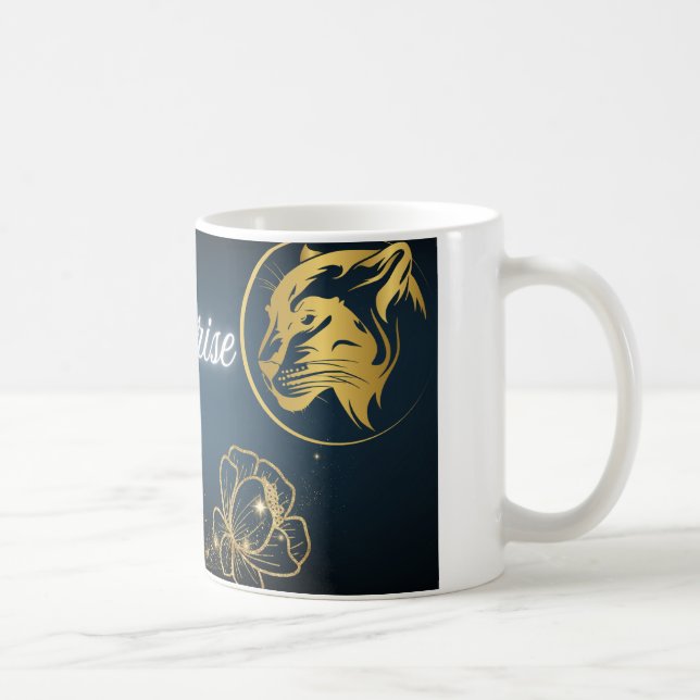 Golden Shooting Star Surprise Coffee Mug (Right)