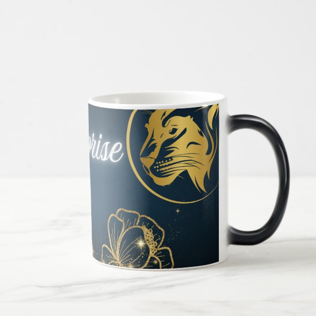 Golden Shooting Star Surprise Magic Mug (Right)