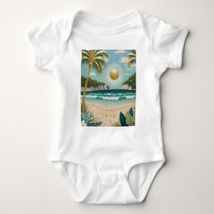 Golden Shores Baby Bodysuit