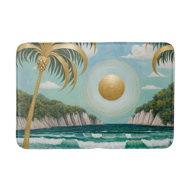 Golden Shores Bath Mat (Front)